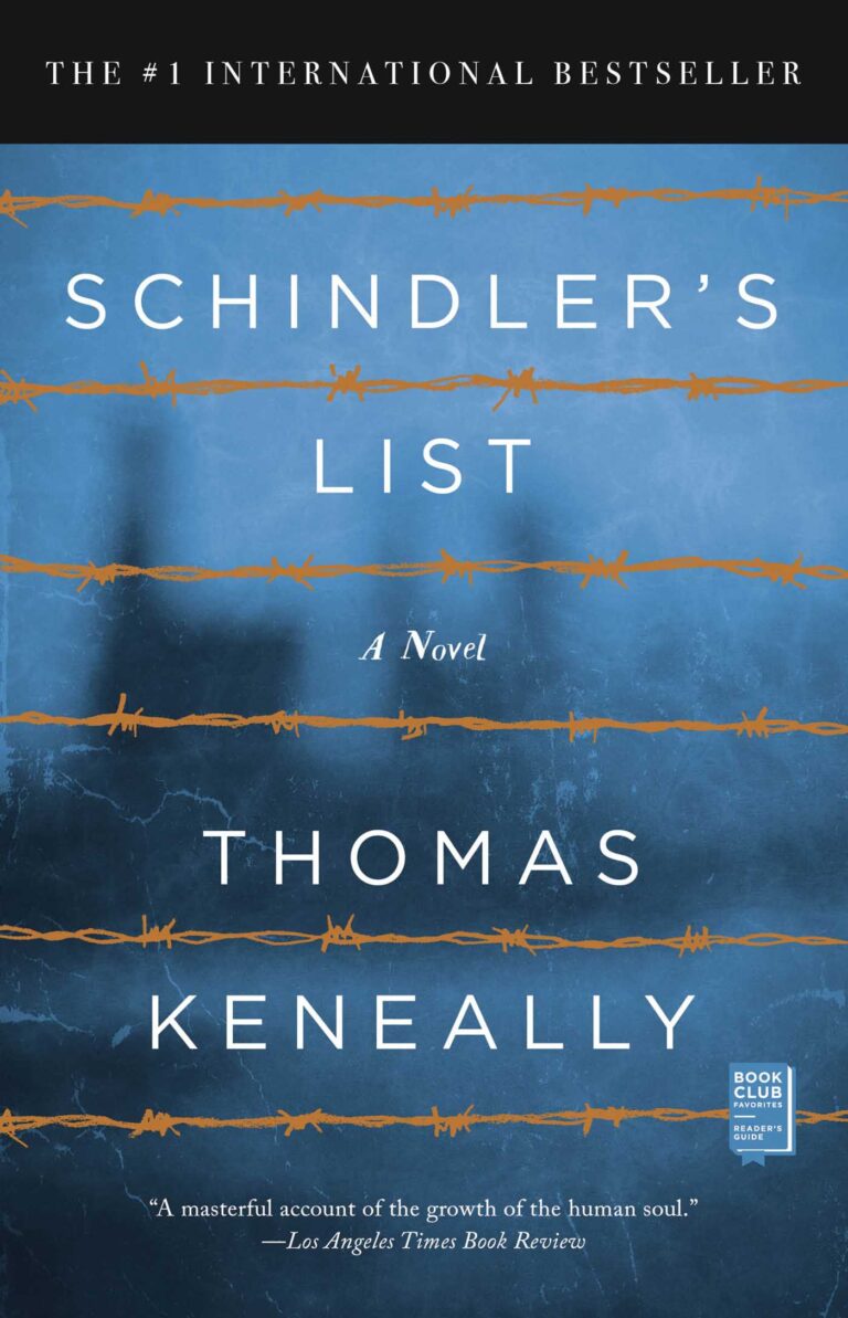 Omslag til Schindler's List af Thomas Keneally – anmeldt af Peter Pinkowsky
